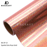 BlackAnt BA-SP Holographic Sparkle Dots Permanent Self Adheasive For Cricut Cutting DIY Craft Vinyl