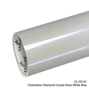 BlackAnt CL-CD-01 Chameleon Diamond Crystal Gloss White Blue Vinyl