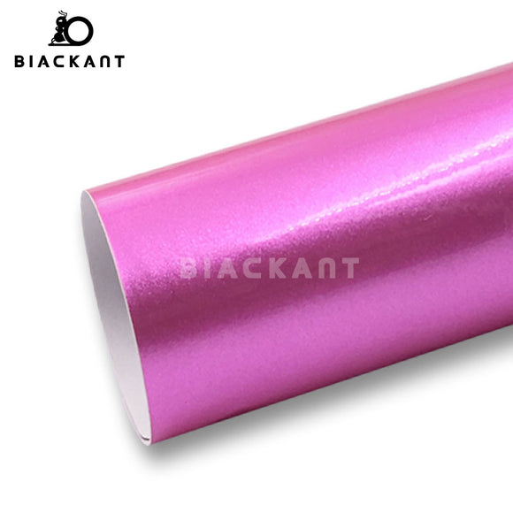 BlackAnt CL-CG-06 Chrome Gloss Pink Car Body Wrap Vinyl Auto Vechile Wrapping Film