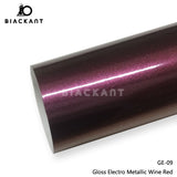 BlackAnt CL-GE-09 Gloss Electro Metallic Wine Red Car Body Wrap Vinyl Auto Vechile Wrapping Film