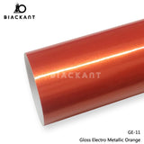 BlackAnt CL-GE-11 Gloss Electro Metallic Orange Car Body Wrap Vinyl Auto Vechile Wrapping Film