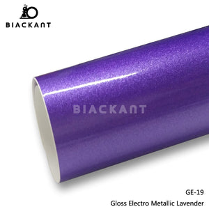 BlackAnt CL-GE-19 Gloss Electro Metallic Lavender Car Body Wrap Vinyl Auto Vechile Wrapping Film