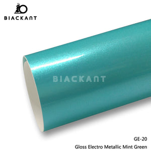 BlackAnt CL-GE-20 Gloss Electro Metallic Mint Green Car Body Wrap Vinyl Auto Vechile Wrapping Film