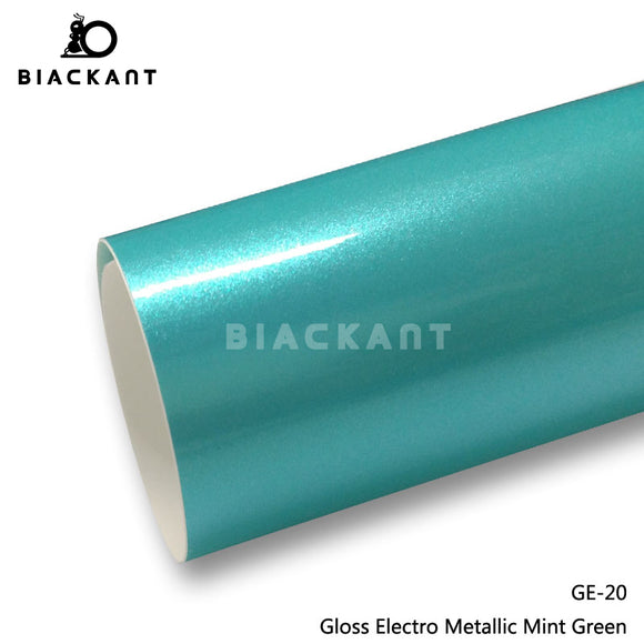 BlackAnt CL-GE-20 Gloss Electro Metallic Mint Green Car Body Wrap Vinyl Auto Vechile Wrapping Film