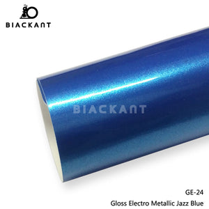 BlackAnt CL-GE-24 Gloss Electro Metallic Jazz Blue Car Body Wrap Vinyl Auto Vechile Wrapping Film