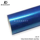 BlackAnt CL-GE-24 Gloss Electro Metallic Jazz Blue Car Body Wrap Vinyl Auto Vechile Wrapping Film