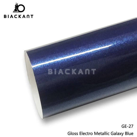 BlackAnt CL-GE-27 Gloss Electro Metallic Galaxy Blue Car Body Wrap Vinyl Auto Vechile Wrapping Film