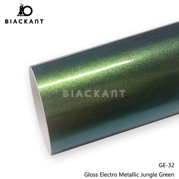 BlackAnt CL-GE-32 Gloss Electro Metallic Jungle Green Car Body Wrap Vinyl Auto Vechile Wrapping Film